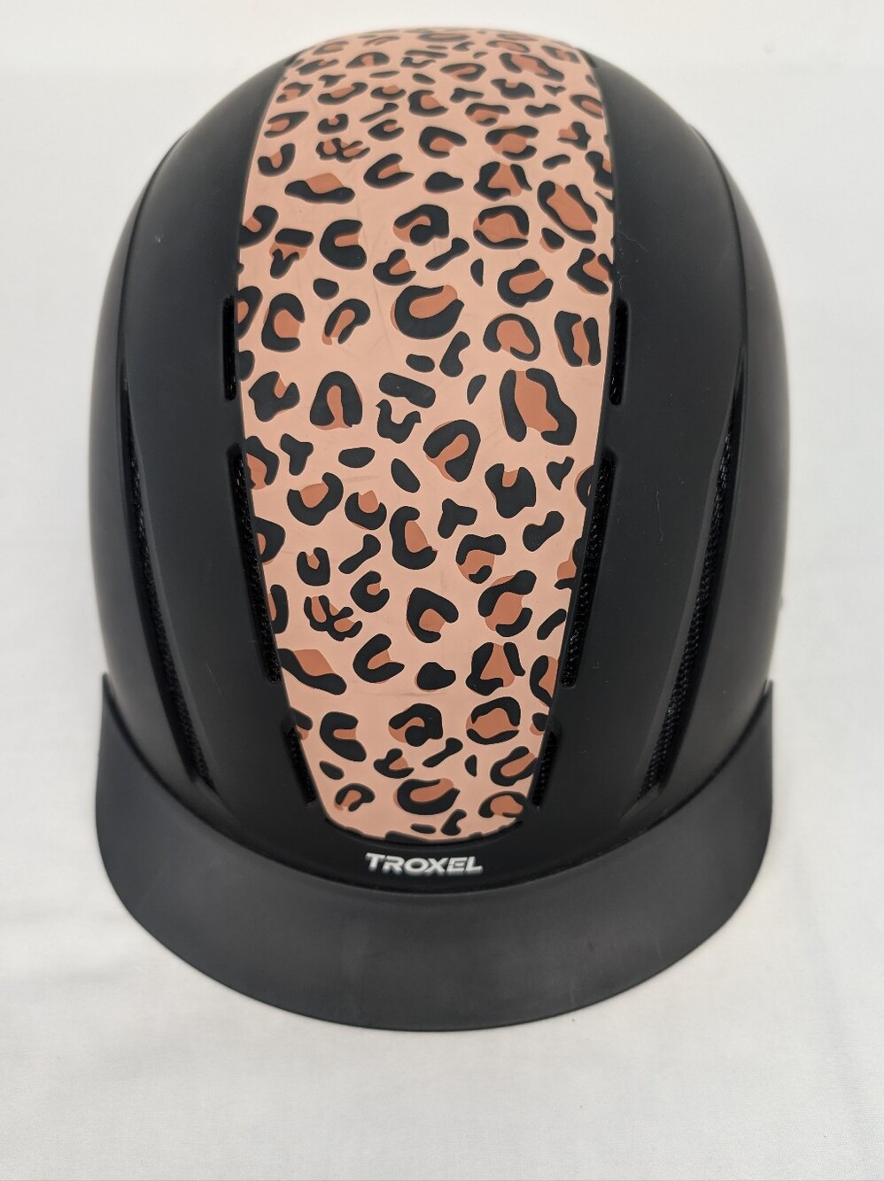 Troxel "Spirit" Women's Riding Helmet:  Sahara Leopard Size L